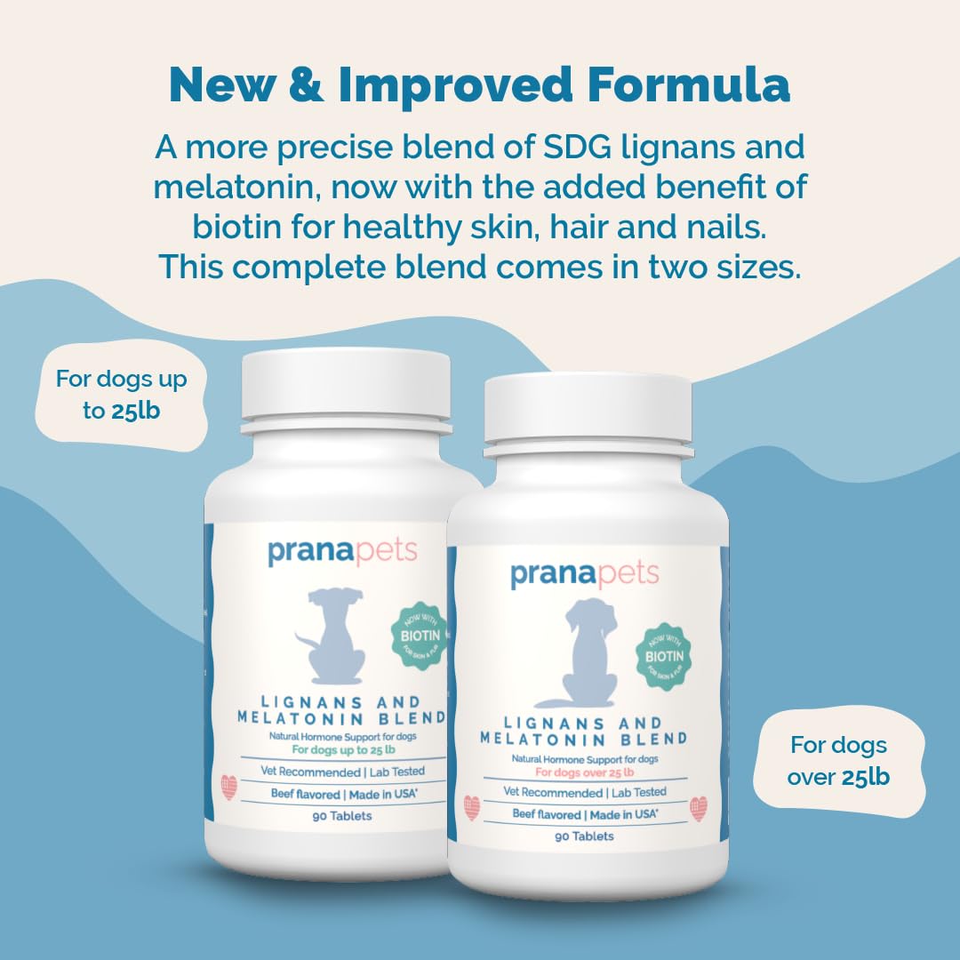 PranaPets lignans-melatonin dosing scoop demonstrates precise administration