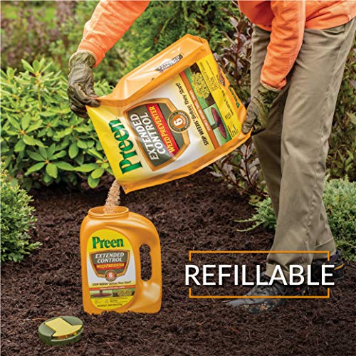 Healthy garden bed with fewer weeds after using Preen Extended Control.
