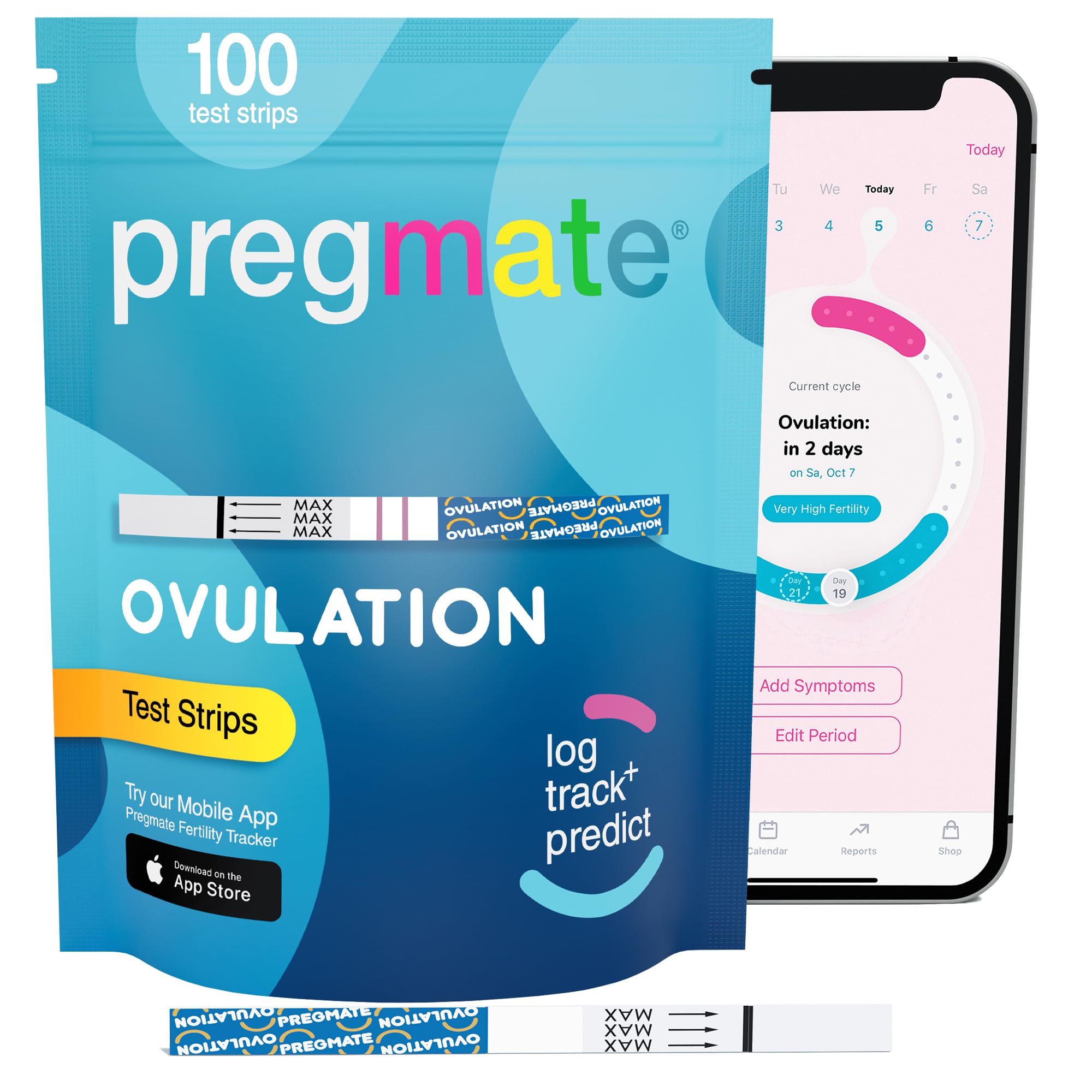 Pregmate 100-count ovulation tests support reliable fertility planning