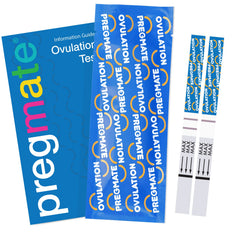 Pregmate box packaging front with branding for easy storage.