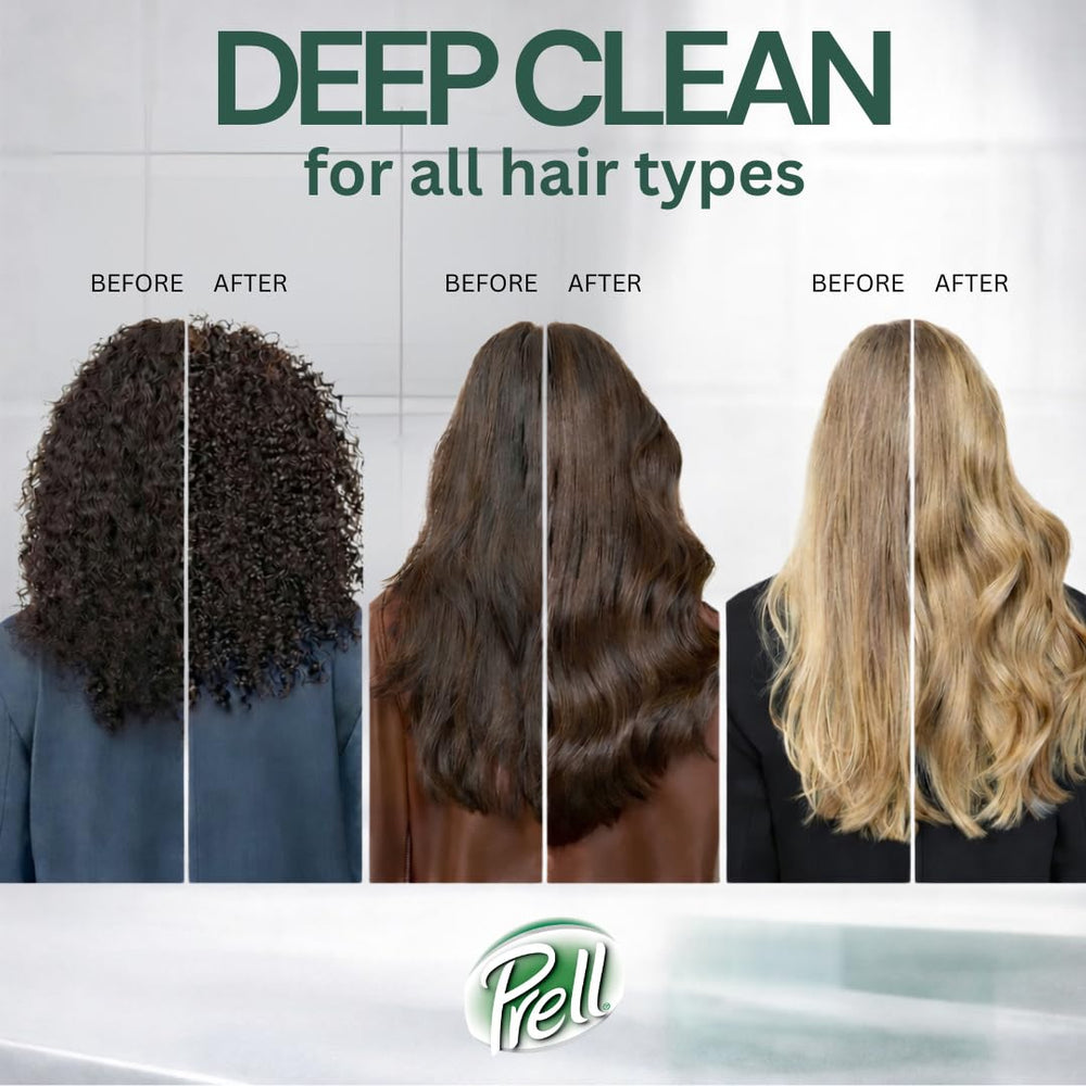 Prell Original Green shampoo after wash with refreshed look