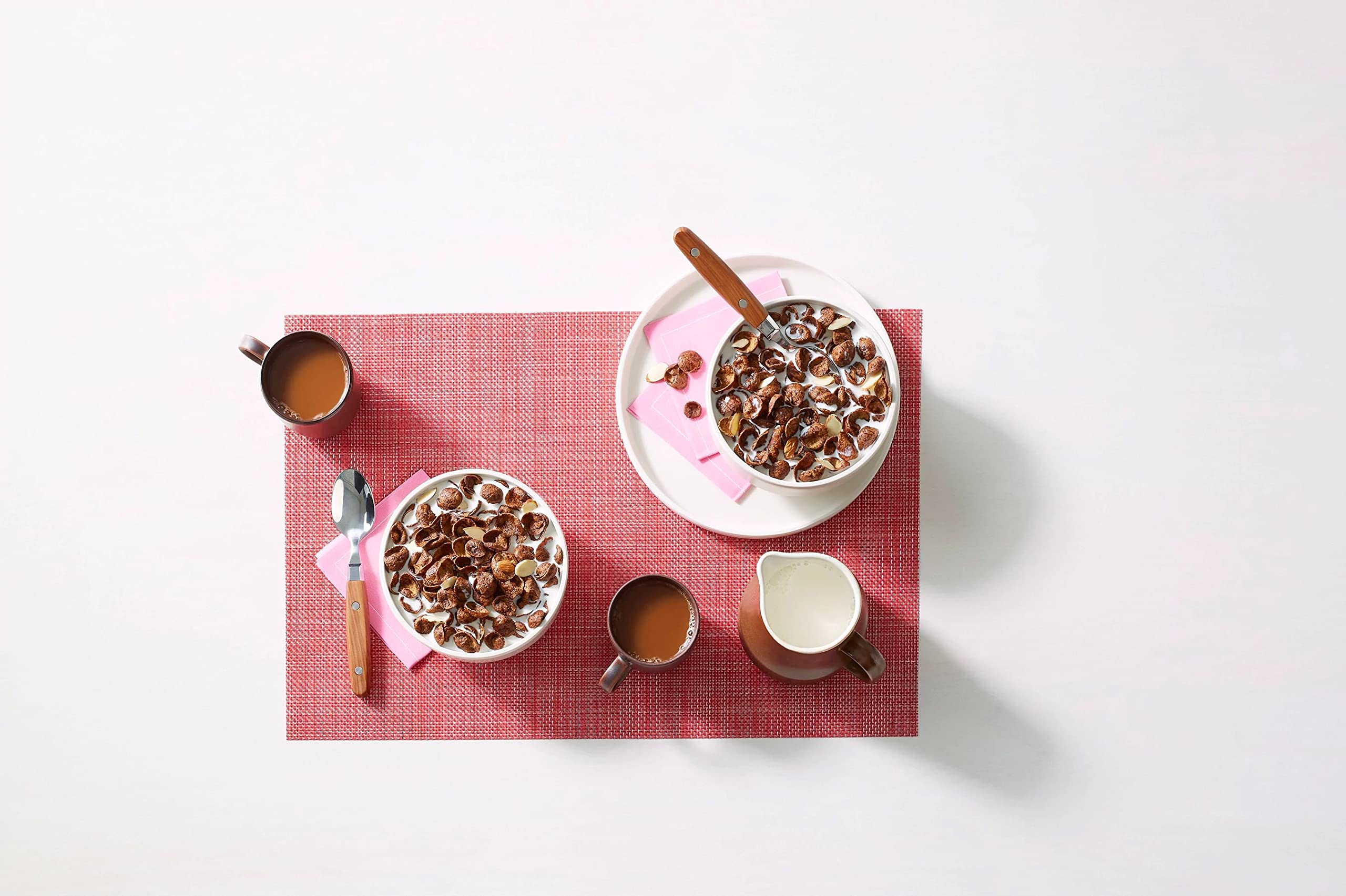 Premier Protein Chocolate Almond Cereal packaging detail highlighting 30 oz box.
