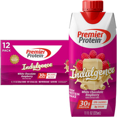 Premier Protein Indulgence shake being poured for a quick post-workout protein boost