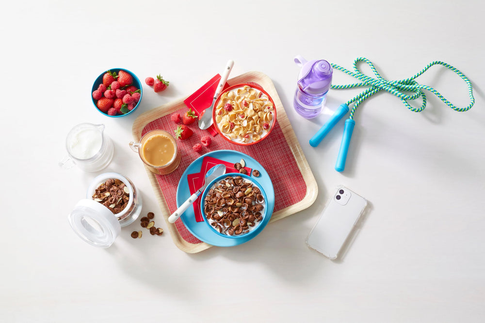 Premier Protein Mixed Berry Almond Cereal nutrition panel close-up