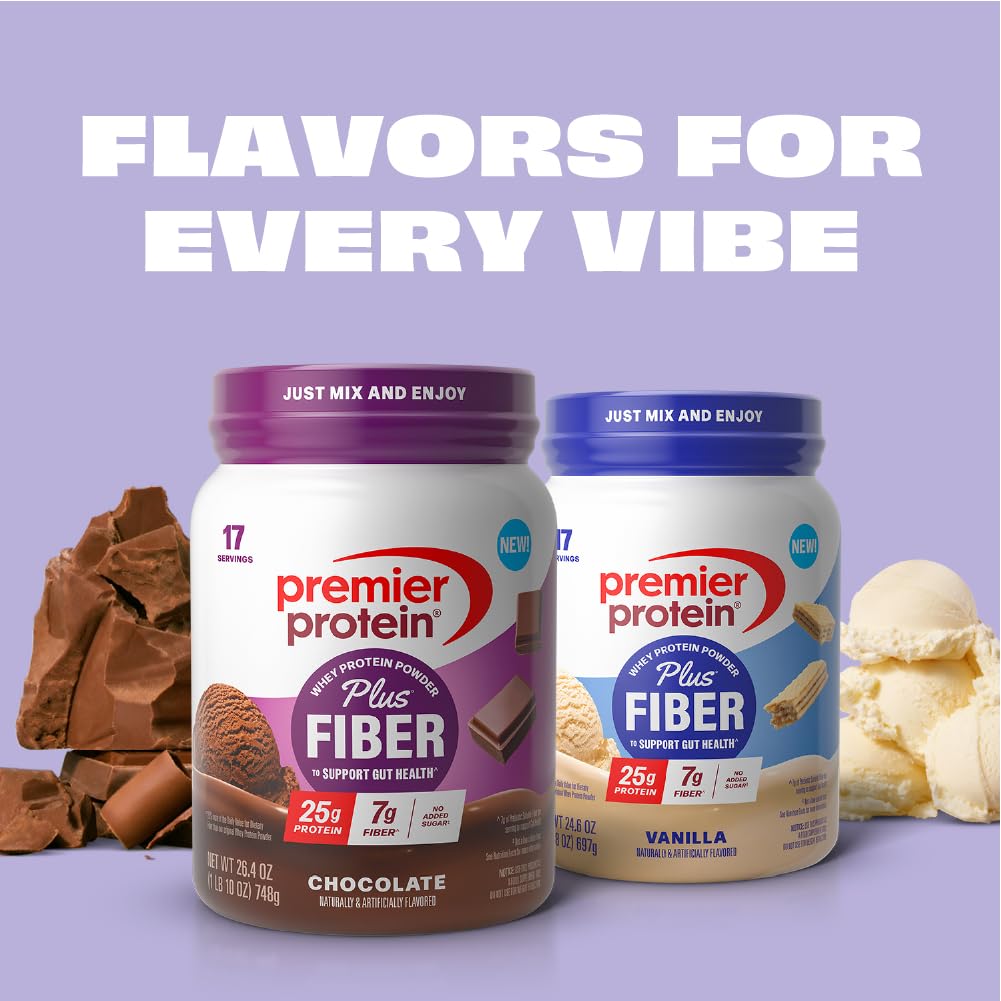 Premier Protein Plus Fiber Chocolate recipe ideas ready to mix