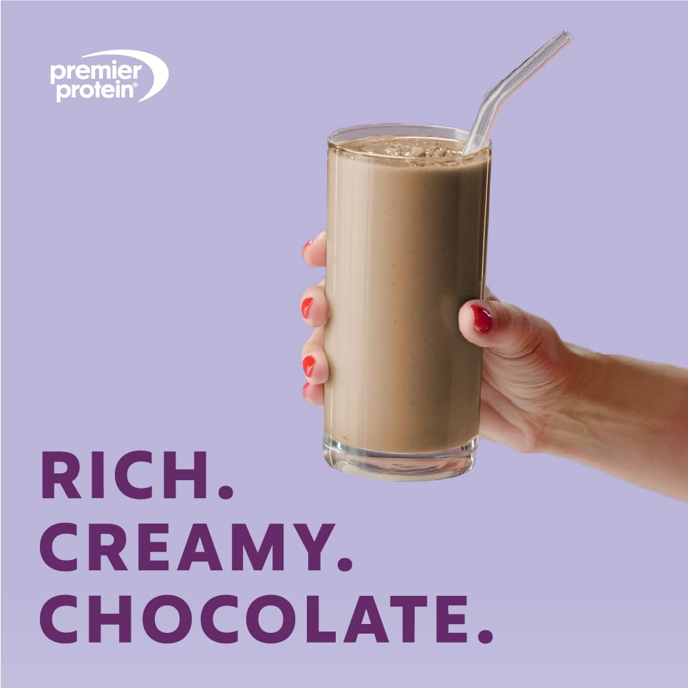 Premier Protein Plus Fiber Chocolate smoothie bowl showing versatile use