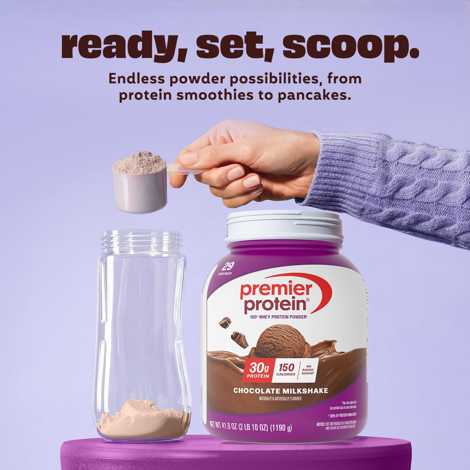 Premier Protein Chocolate Milkshake blended into a smoothie yields a creamy texture.