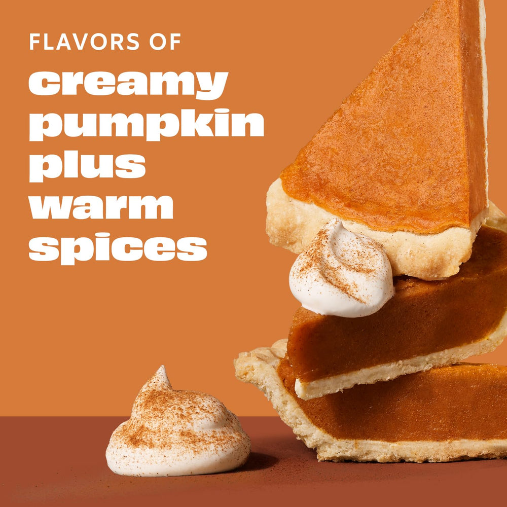 Premier Protein Pumpkin Spice packaging front view for grab-and-go snack