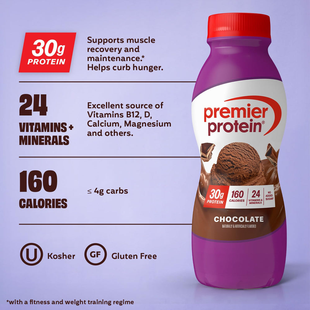 Premier Protein Shake cookies and cream jar rich snack option.