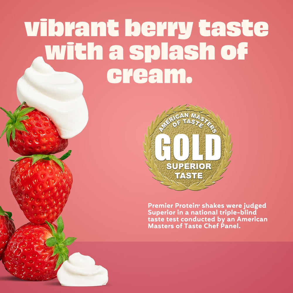 Premier Protein Strawberries & Cream as a protein coffee base