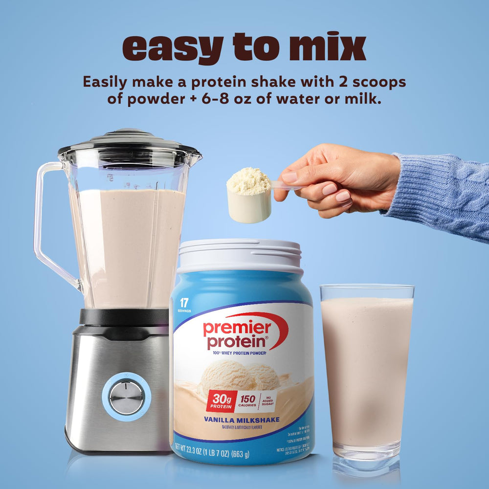 Premier Protein Vanilla Milkshake baked into pancakes or muffins for protein-packed treats