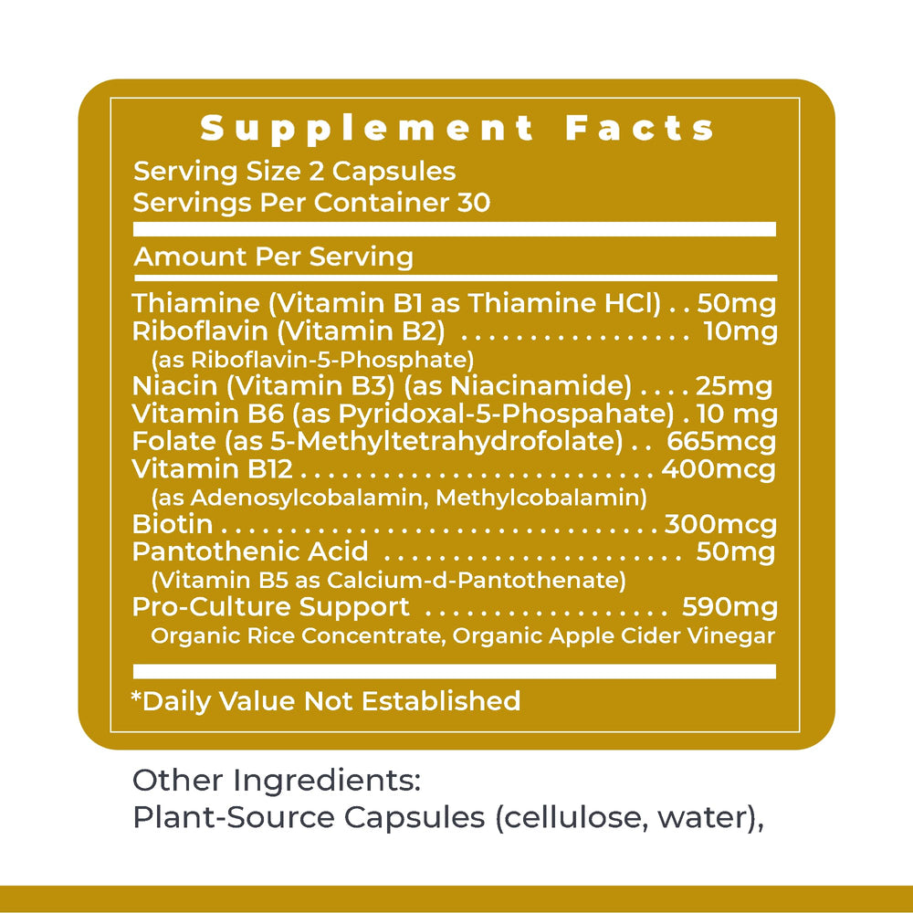 Premier Research Labs Complete B bottle on desk conveys reliable liver, energy, and brain support