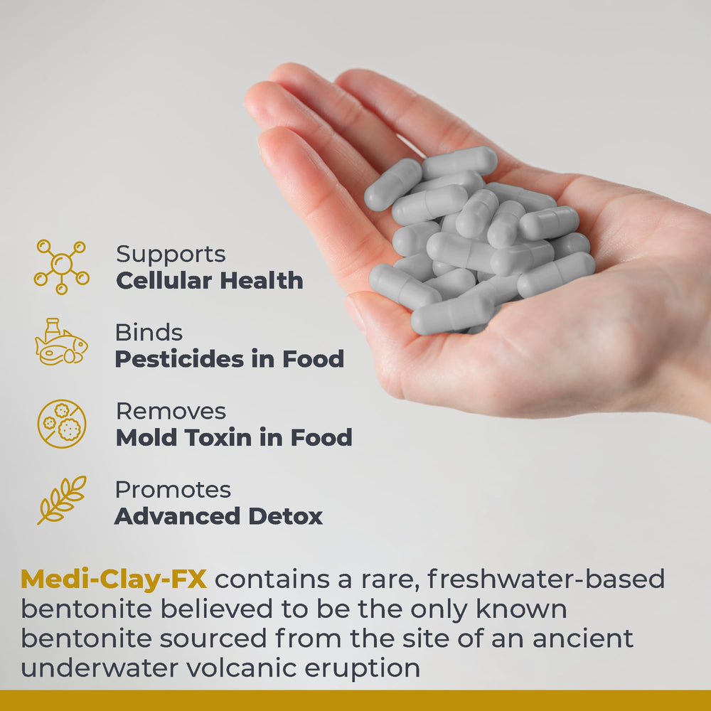 Vegan-friendly Medi-Clay-FX clay supplement with no fillers