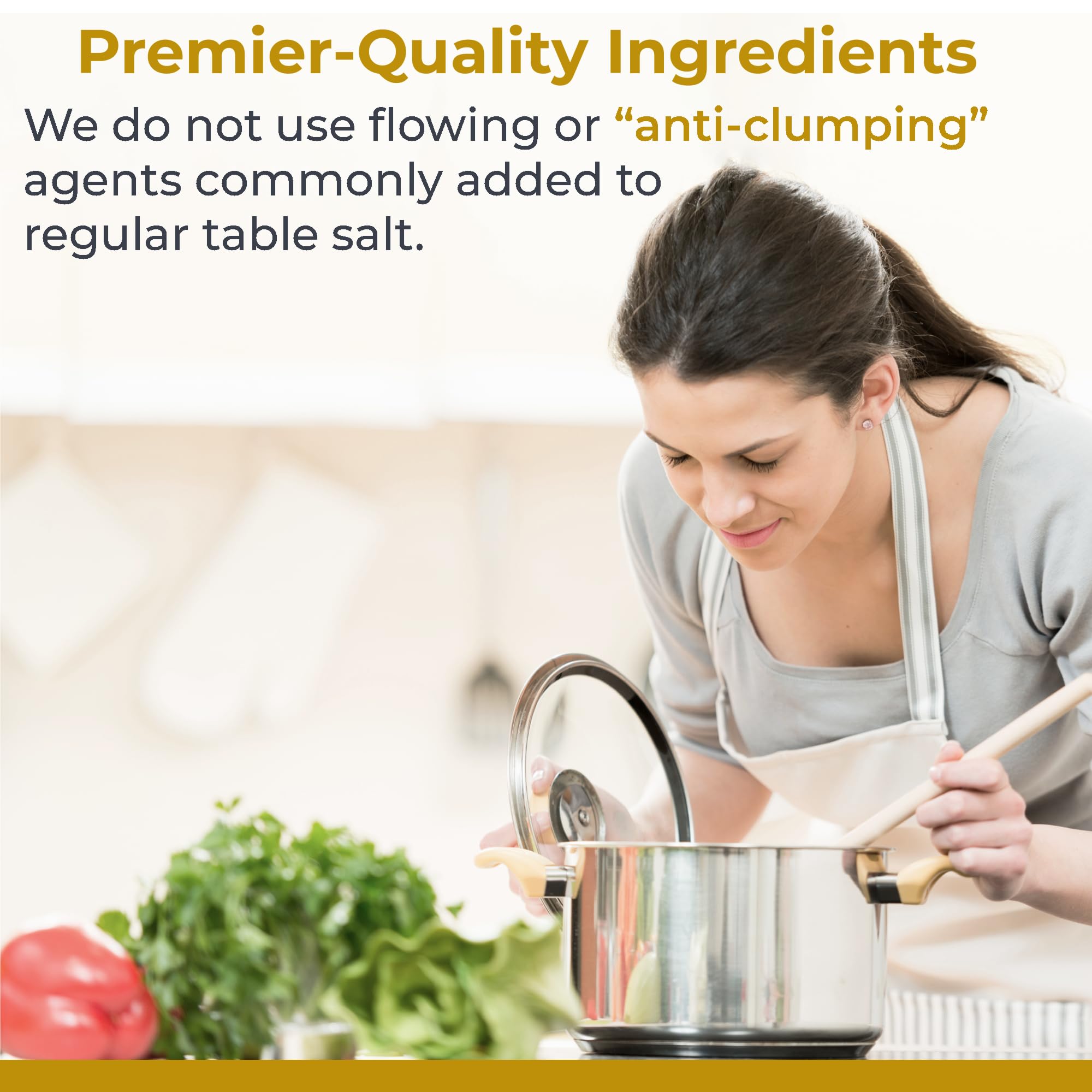 Premier Research Labs Pink Salt in a kitchen scene ready for everyday meals.