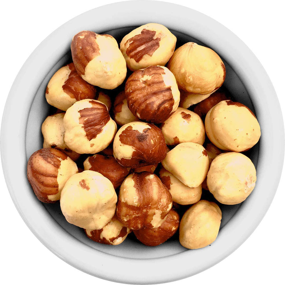 Premium Growers hazelnuts resealable bag keeps freshness for on-the-go use.