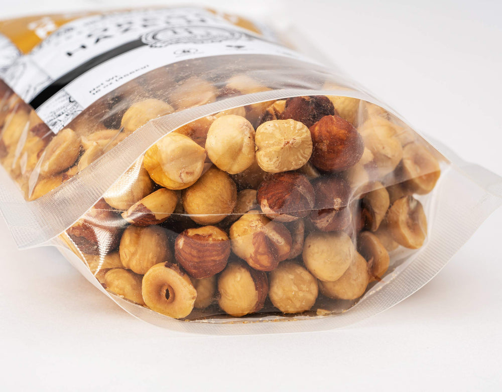 Premium Growers Oregon hazelnuts harvest from Willamette Valley.