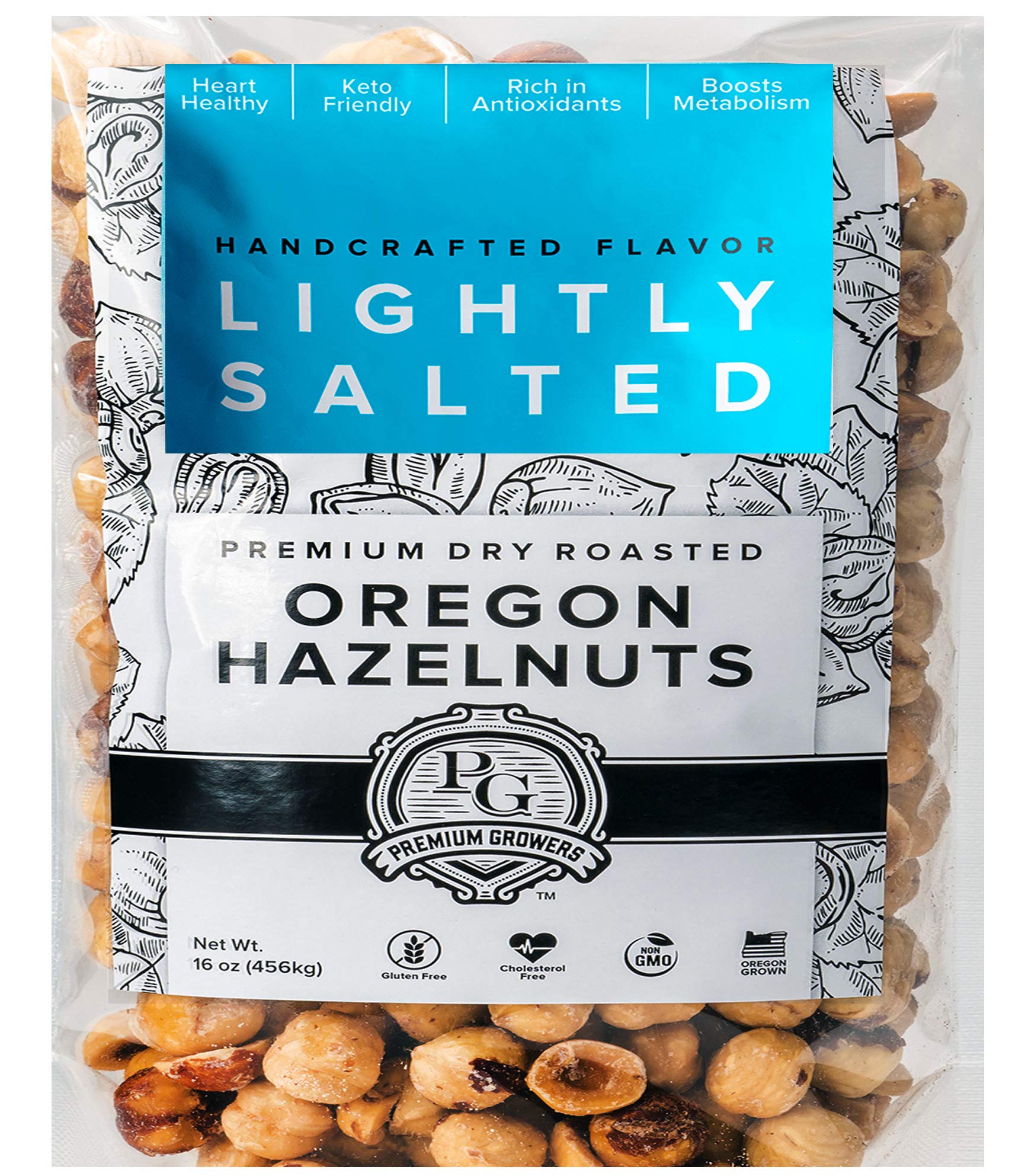 Premium Growers hazelnuts on Oregon farm harvest for fresh, premium flavor.