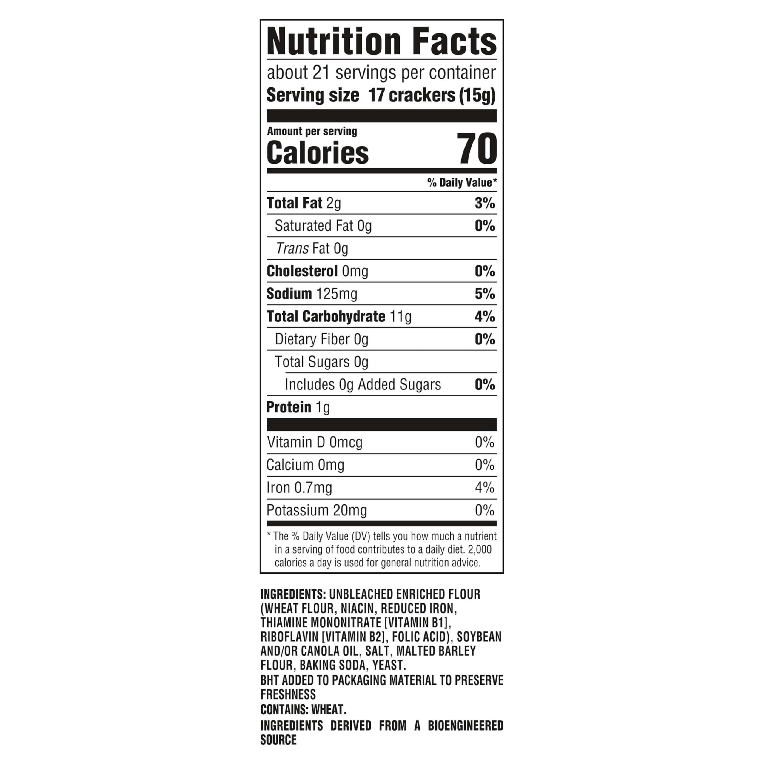 Premium Original Mini Saltine Crackers cracker-squares closeup reveals crisp, airy texture