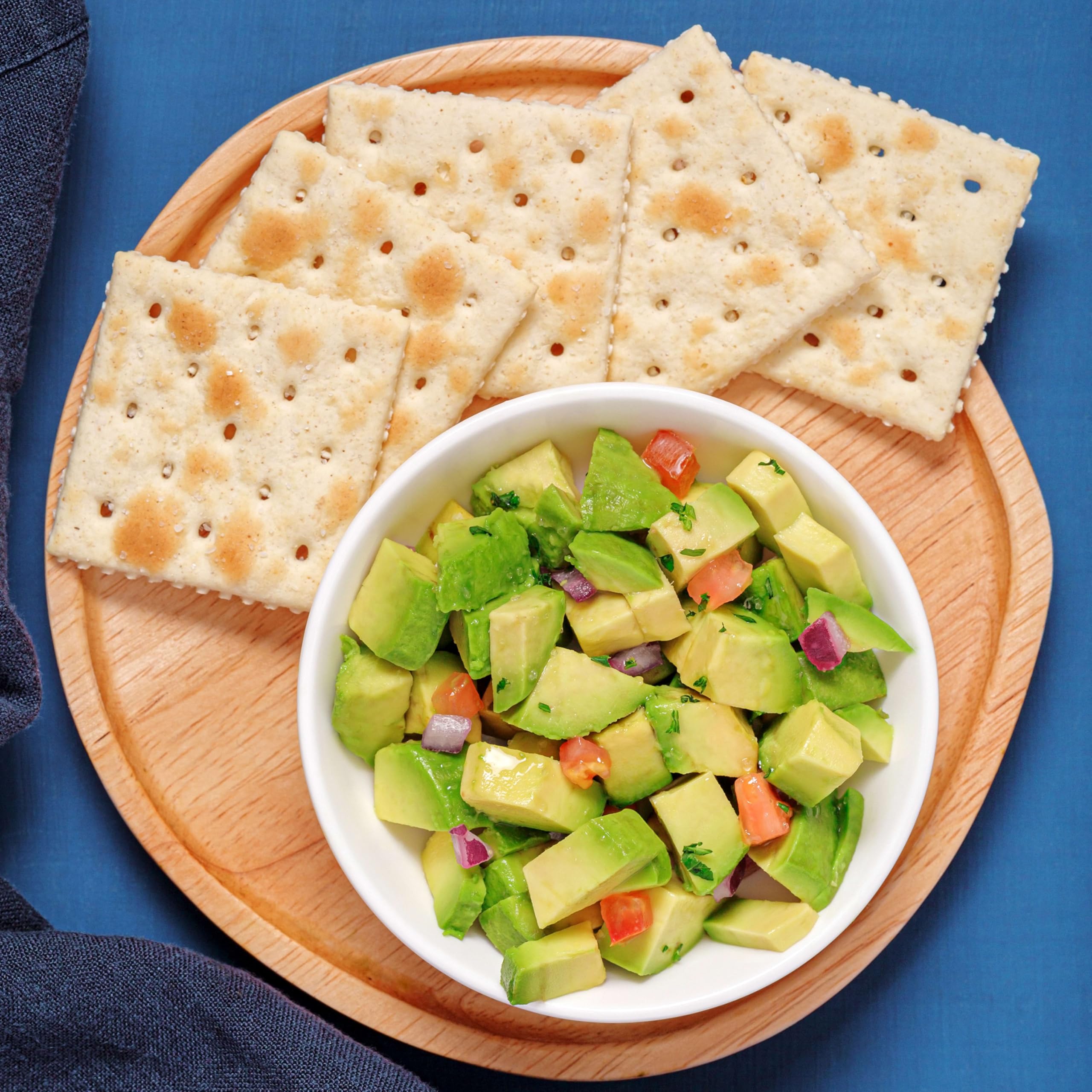 Premium Original Saltine Crackers breakfast plate pairing for a light bite.