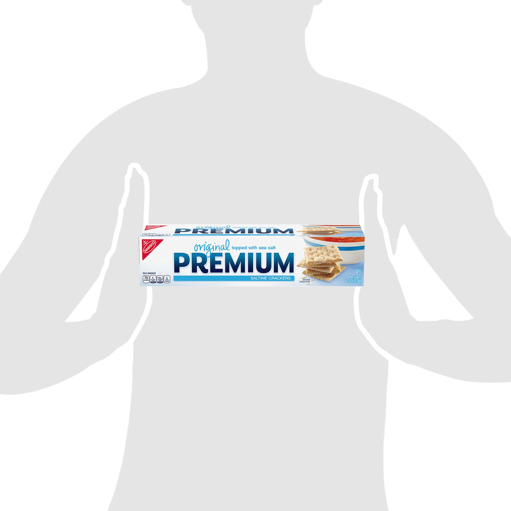 Premium Original Saltine Crackers for dipping with dips and toppings.