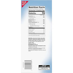 Premium Original Saltine Crackers sea salt tops highlight crisp, versatile flavor.