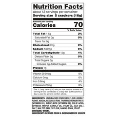 Premium Original Saltine Crackers square crackers close-up, light texture ideal for snacking.