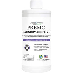 Premo Guard bed bug detergent additive bottle shown for safe family laundry