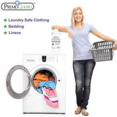Premo Guard in-wash addition shown with any detergent