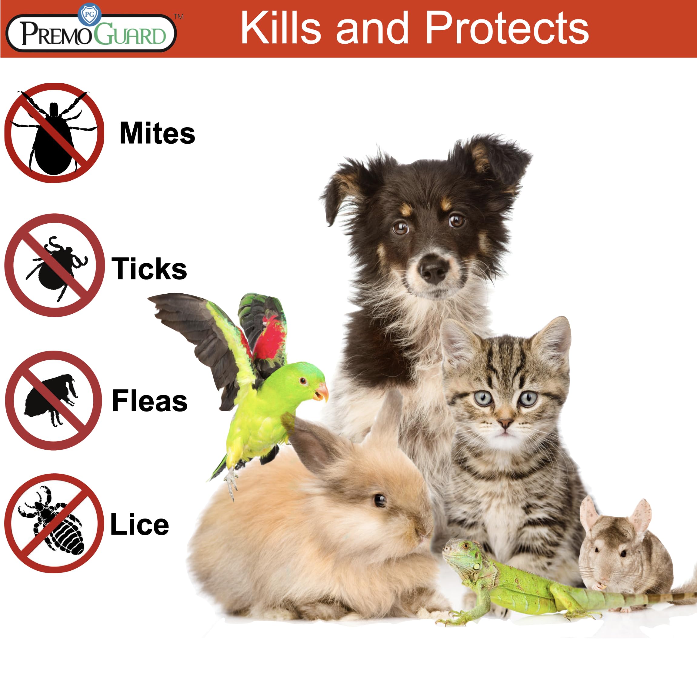 Premo Guard plant-based oil blend provides a natural pest-fighting option.
