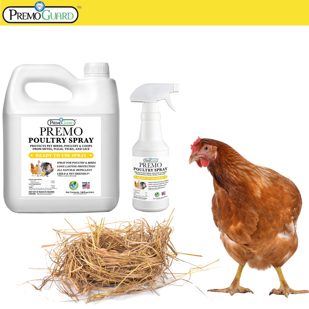 Made in the USA with GMP facilities for Premo Guard Poultry Spray