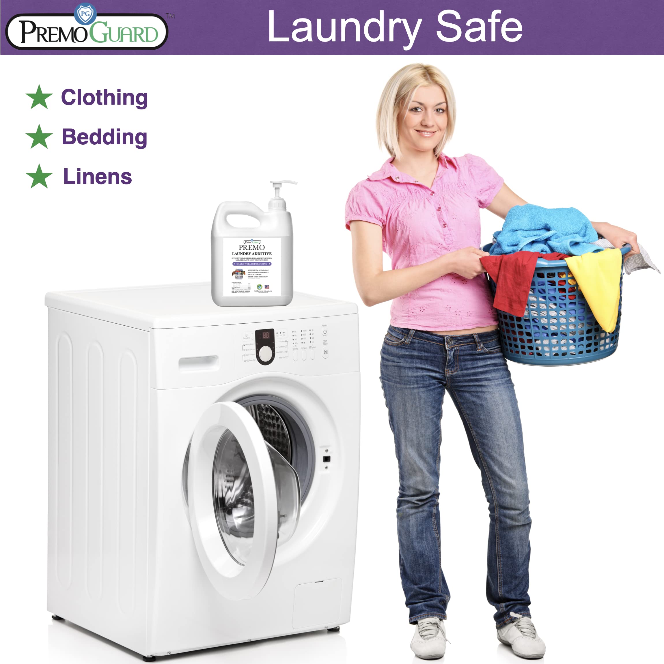 Premo Guard packaging suitable for hotels, dorms, and laundromats