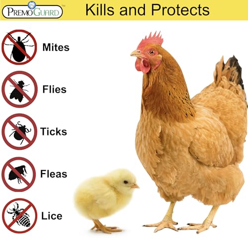 Premo Guard Poultry Spray used in coops and nest boxes for protection