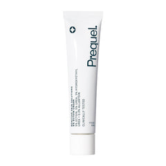 Prequel Reactive Skin Solutions bottle front shows soothing barrier support for sensitive skin