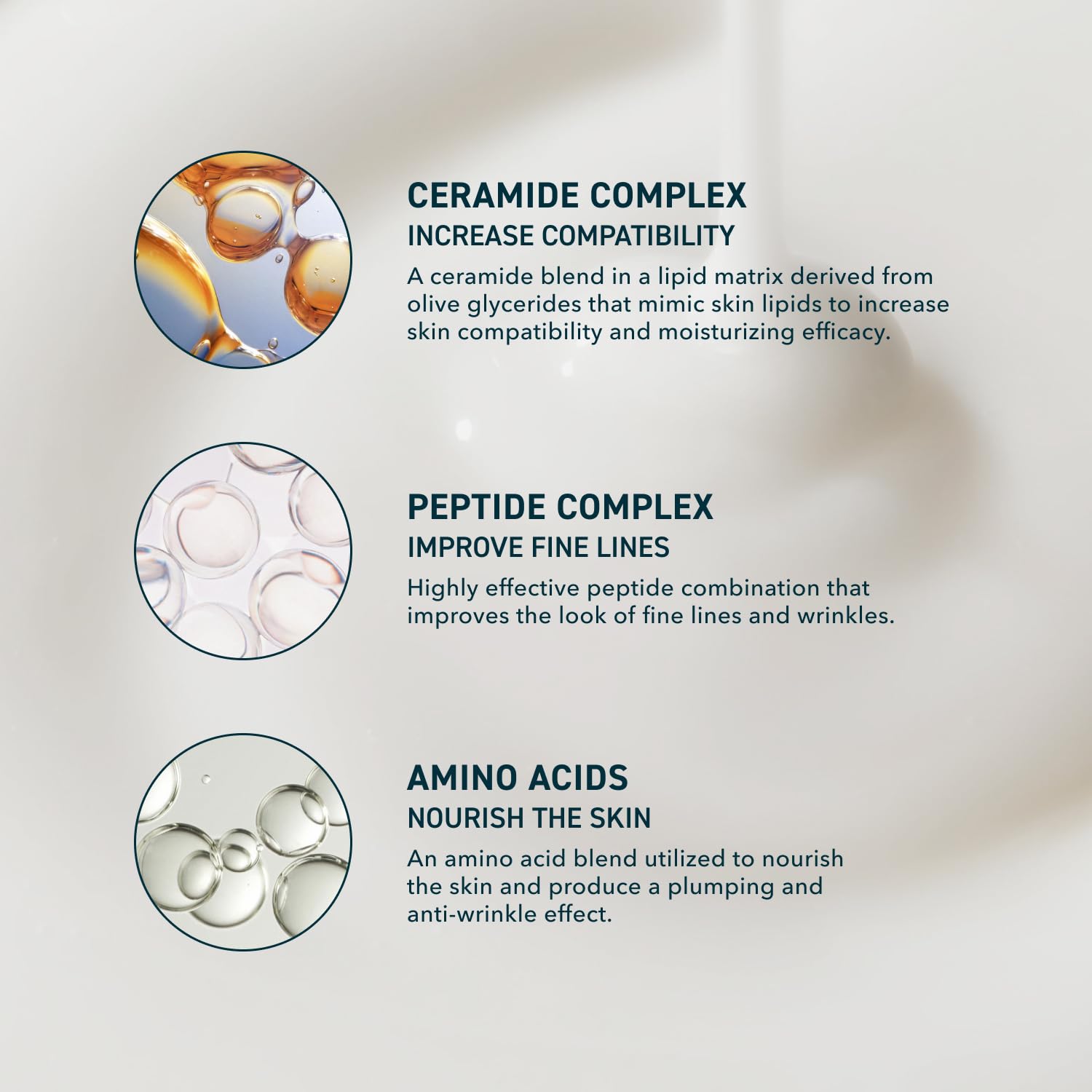Prequel Skin Half and Half fluid emulsion texture close-up highlights smooth, dewy finish