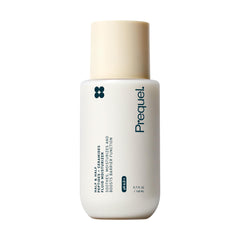 Prequel Skin Half and Half Moisturizer bottle shows silky emulsion for everyday hydration