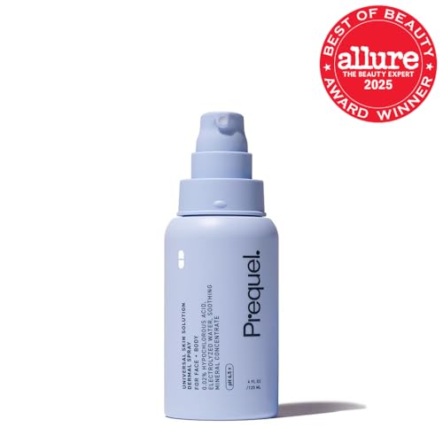 Prequel Skin Hypochlorous Spray fine mist for refreshing post-workout care.