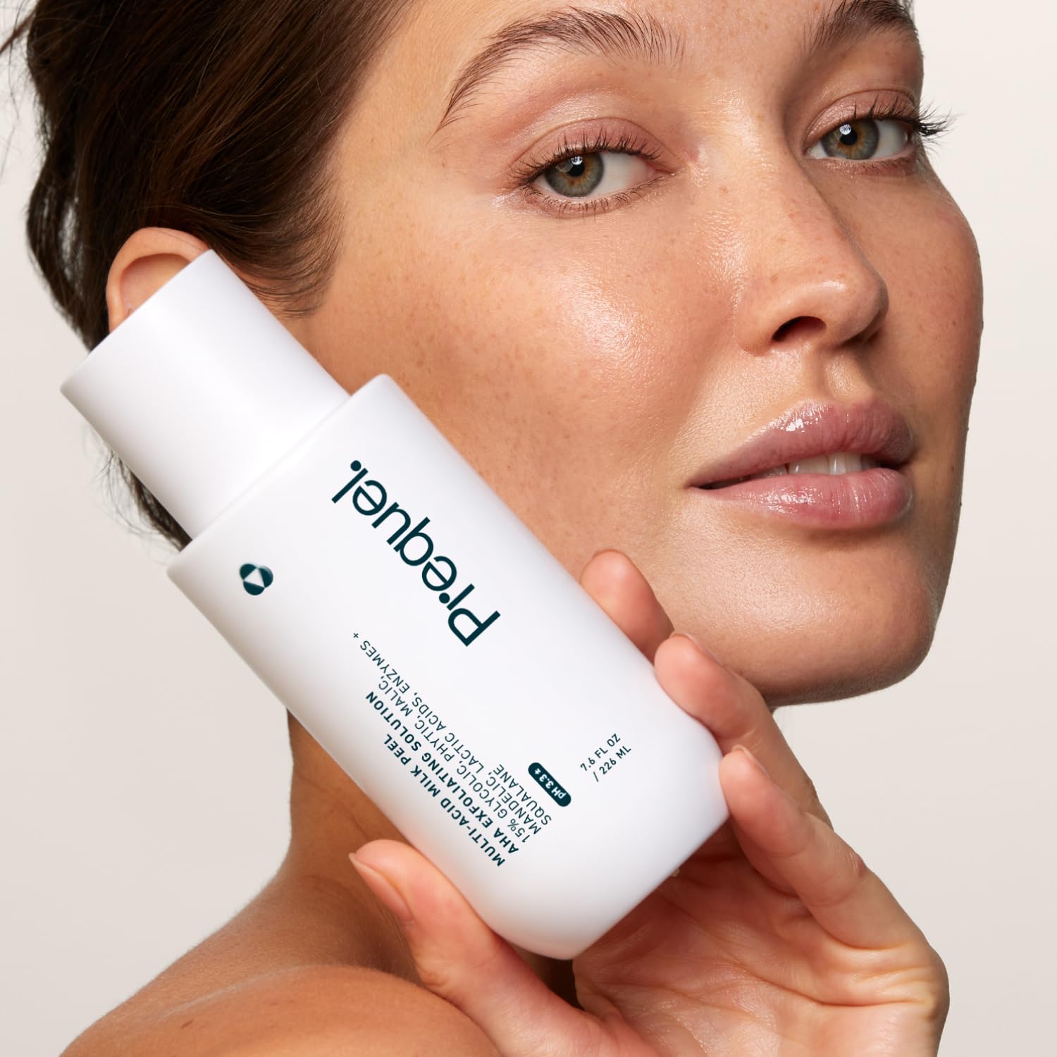 Enzyme blend graphic accompanying the multi-acid peel.
