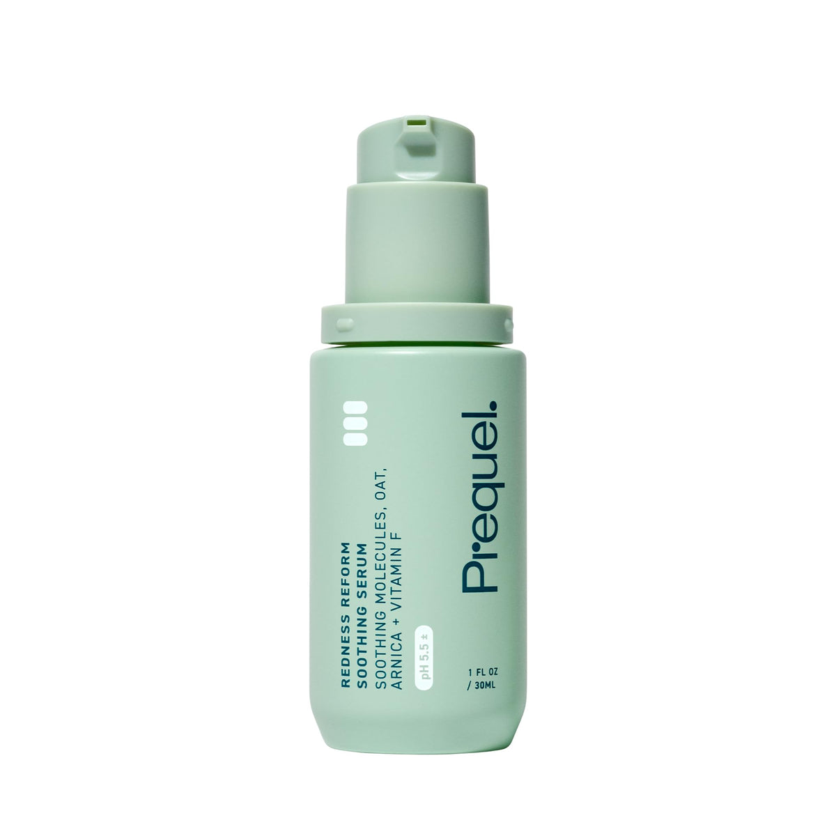 Prequel Skin Redness Reform bottle showcasing a calming serum for sensitive skin