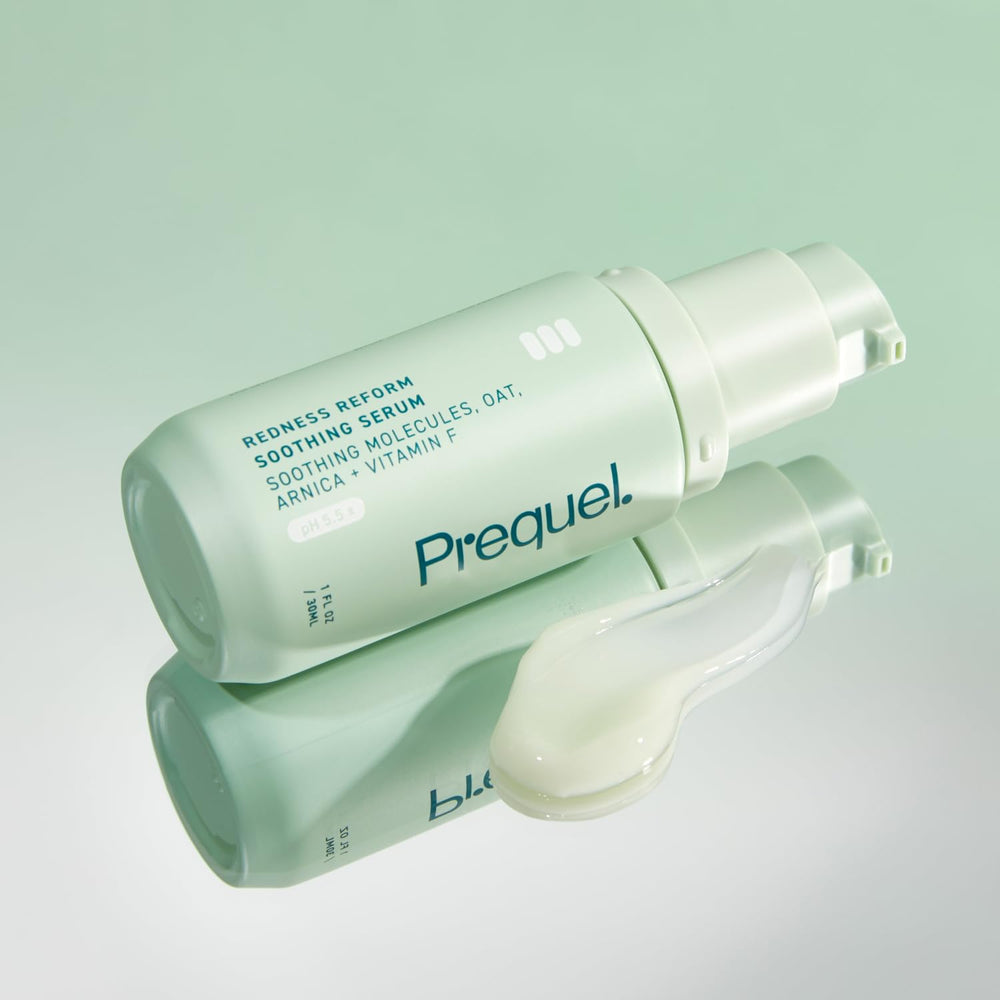 Clinical-inspired banner for Prequel Skin Redness Reform soothing efficacy