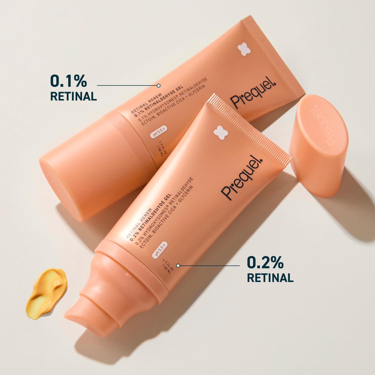Packaging display of Prequel Skin Retinal Renew, fragrance-free and dermatologist-developed.