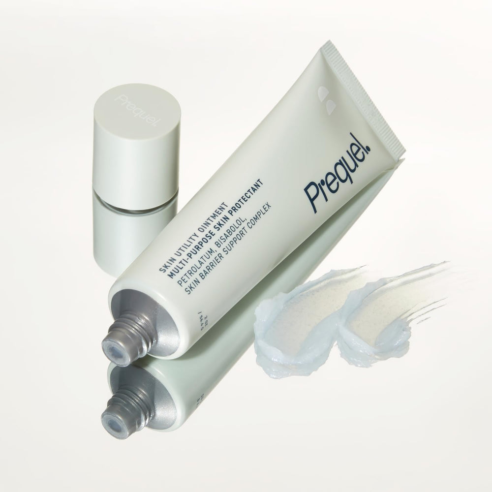 Prequel Skin Utility Ointment tube open for easy, precise application