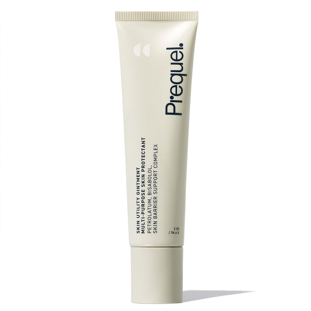 Prequel Skin Utility Ointment packaging front for on-the-go moisture protection