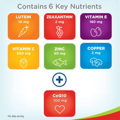 Close-up of PreserVision AREDS 2 softgels for easy daily intake.