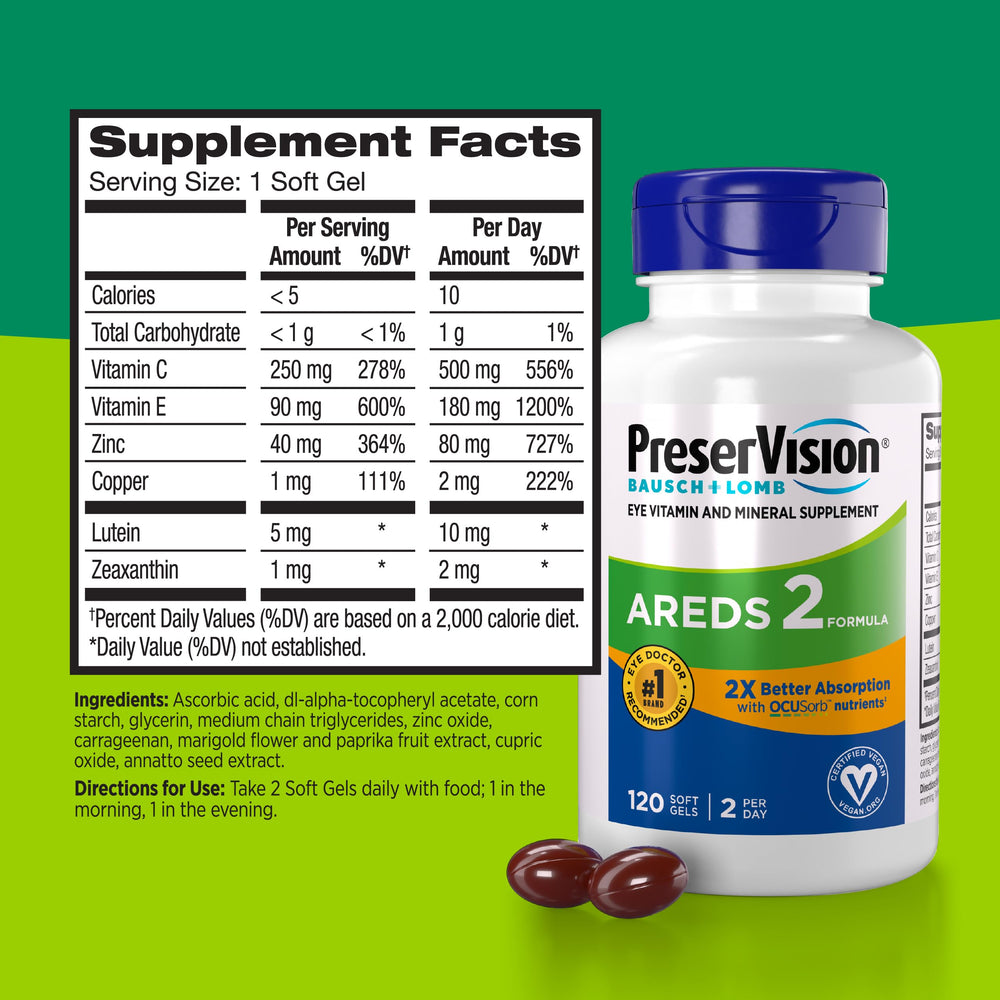 PreserVision developed by trusted eye care experts.