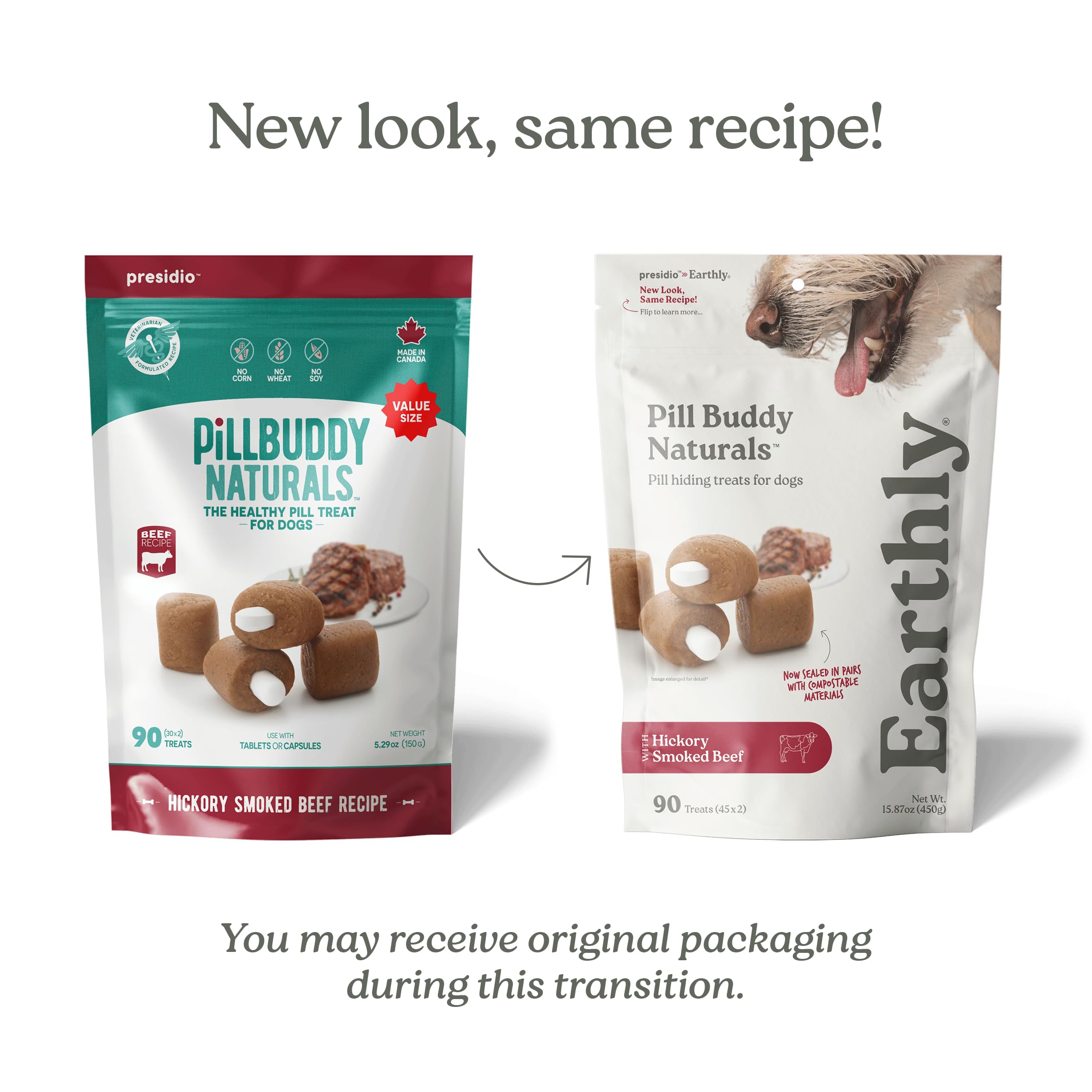 Presidio Pill Buddy chicken-free beef recipe for sensitive dogs