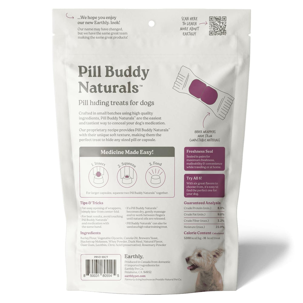 Presidio Earthly Pill Buddy Naturals dog-friendly hypoallergenic solution image