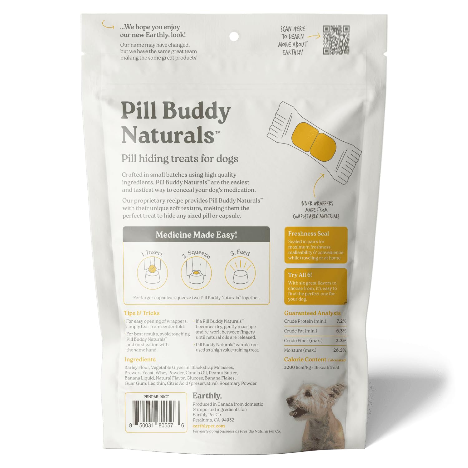 Presidio Pill Buddy 90-servings pack illustrating quantity and convenience.