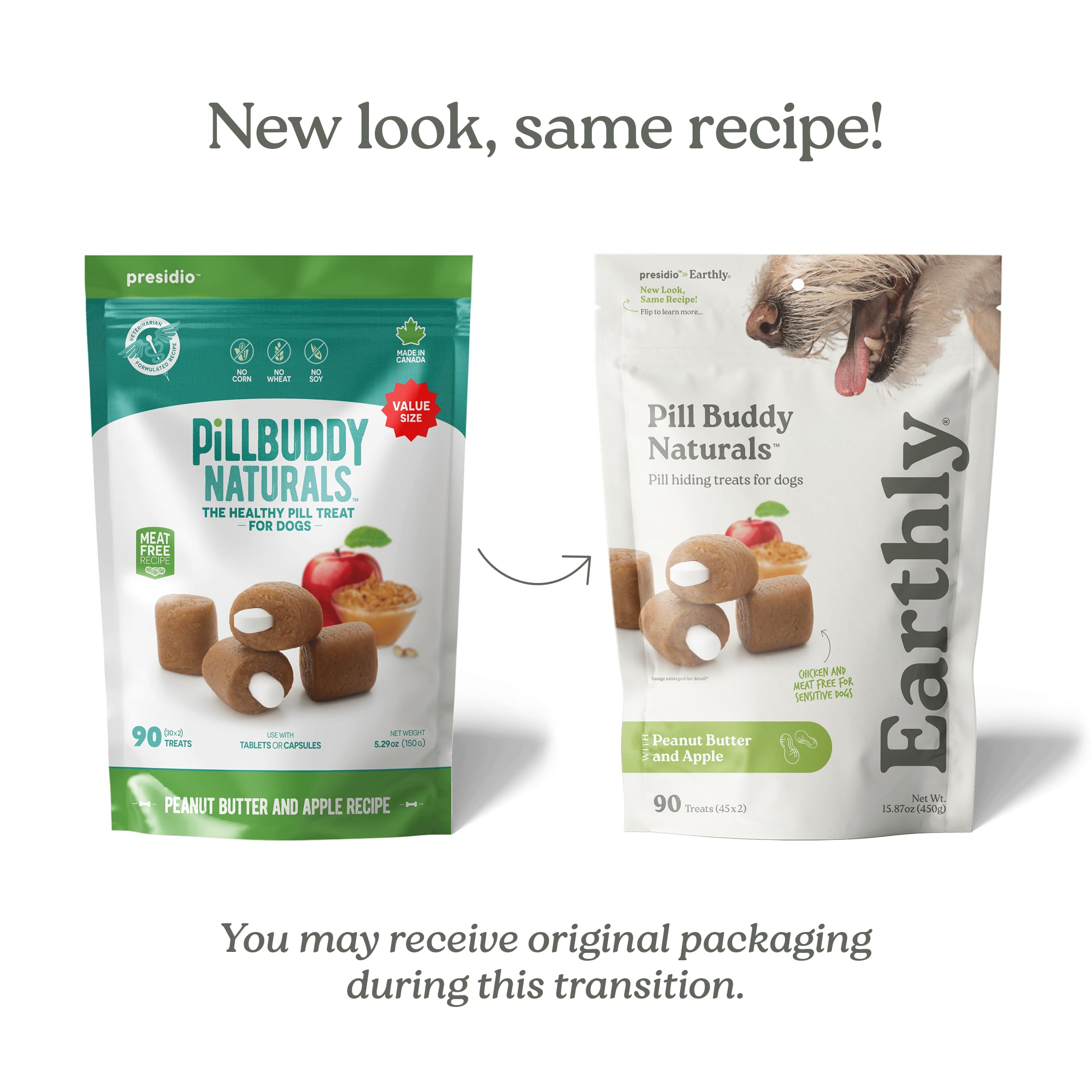 Presidio Pill Buddy Naturals chicken-free recipe for dogs with sensitivities.
