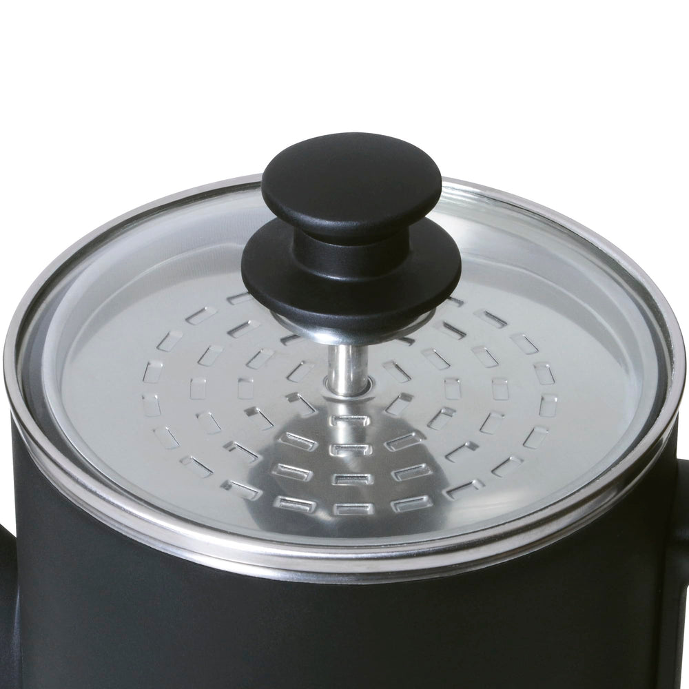 Presto 02815 percolator-assembly uses stainless components for quick cleanup.