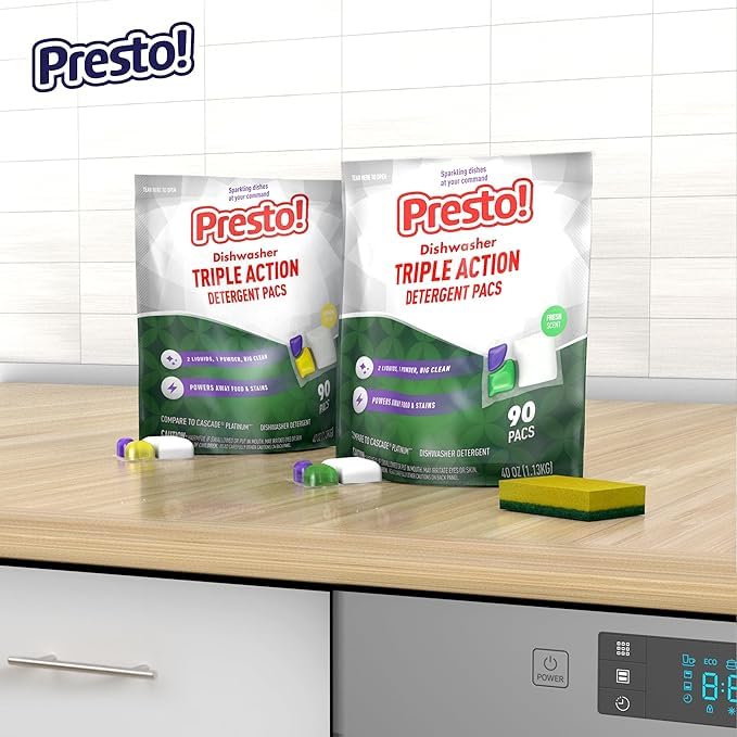 Amazon Brand Presto! logo on the box